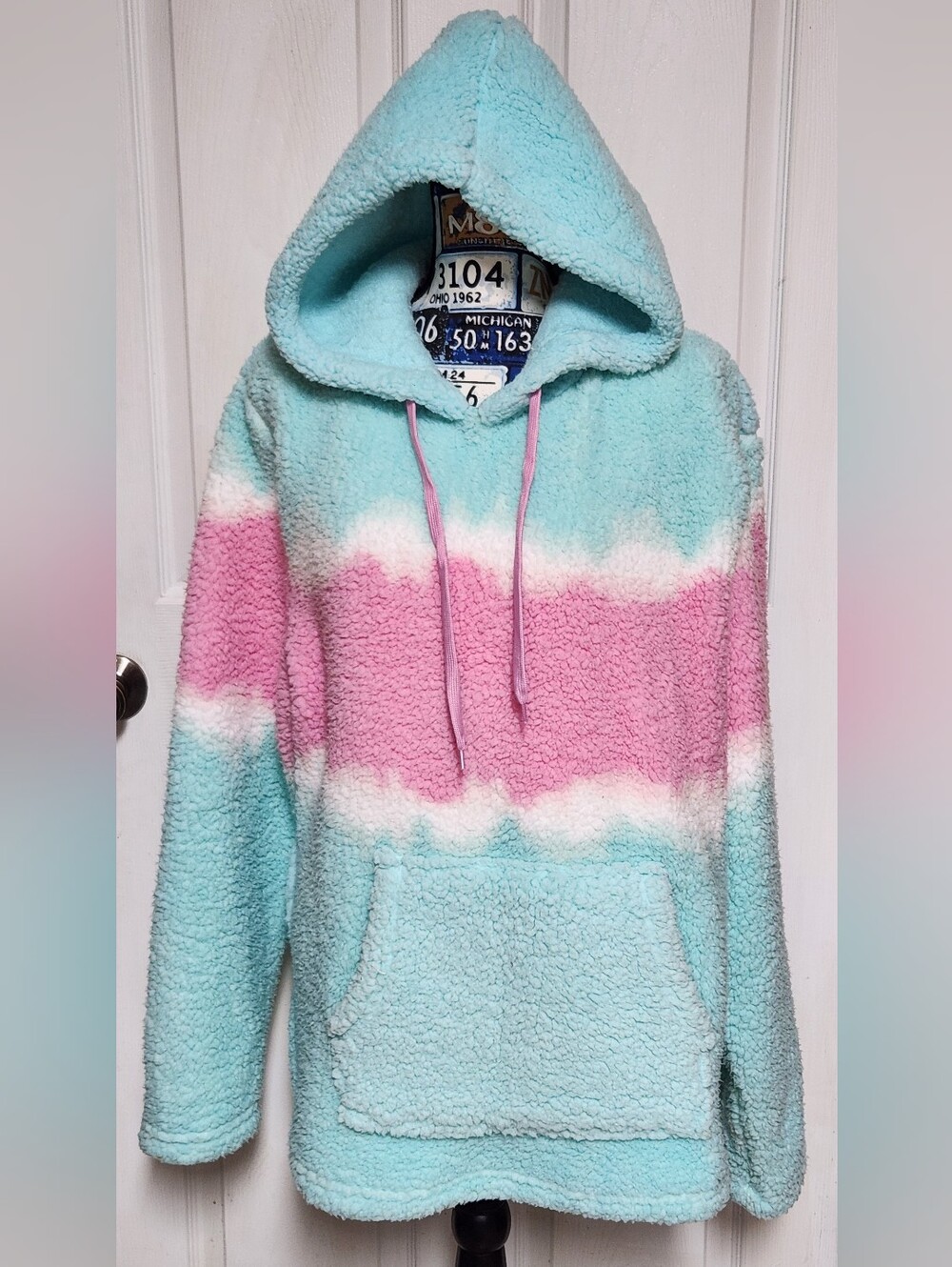 Cabana by Crown & Ivy Plush Sherpa Fleece Hoodie Women's Large